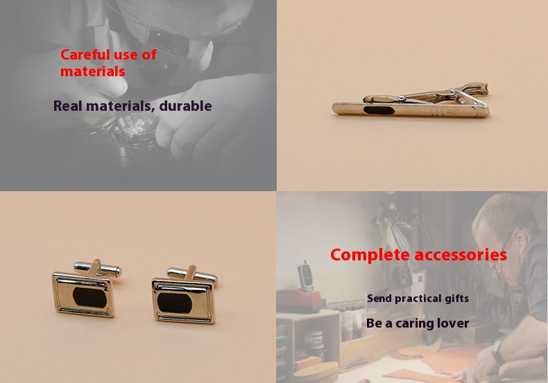 Men’s Luxury Gift Set – Watch, Tie, Cufflinks & Pen Business Gift Box