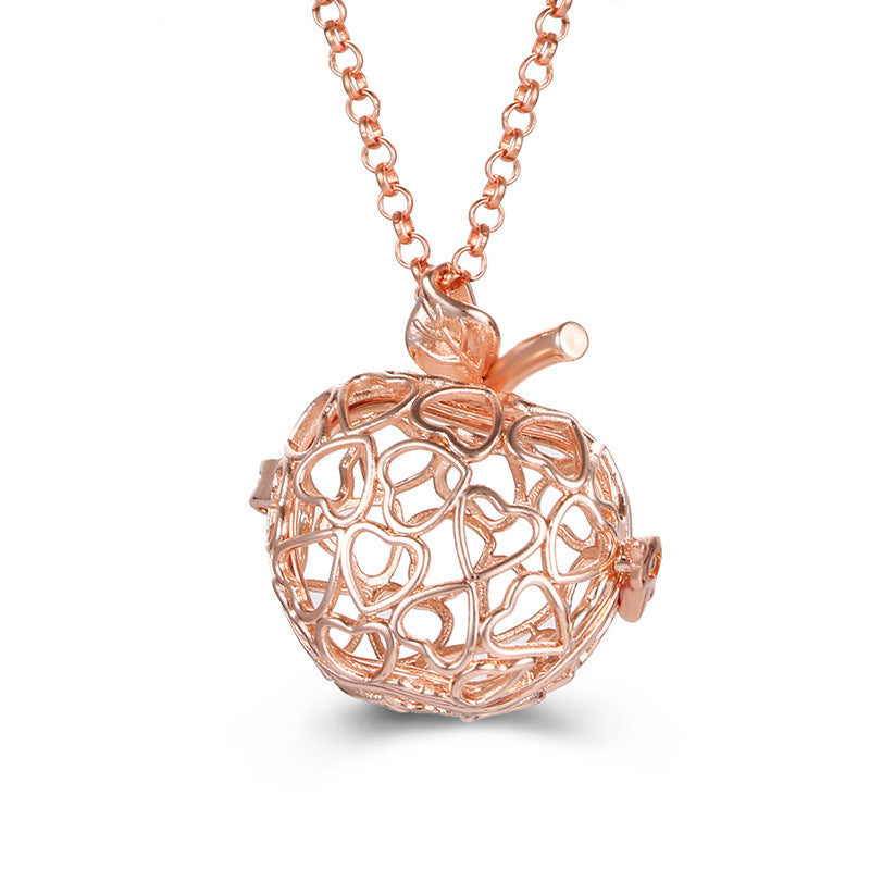Aromatherapy Zircon Cage Necklace - Essential Oil Diffuser Pendant