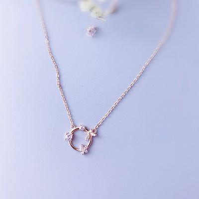 S925 Butterfly Necklace – Sterling Silver Elegant Pendant for Women