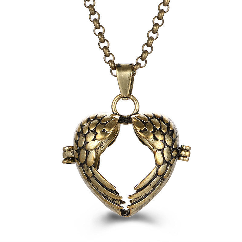 Aromatherapy Zircon Cage Necklace - Essential Oil Diffuser Pendant