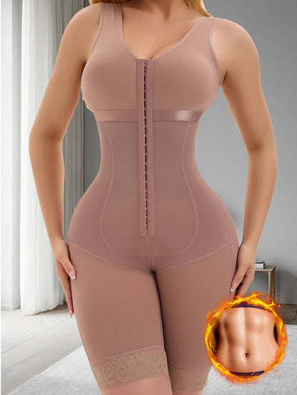 Postpartum Full Body Shapewear Faja – Tummy Control Compression Girdle for Waist Sculpting & Recovery