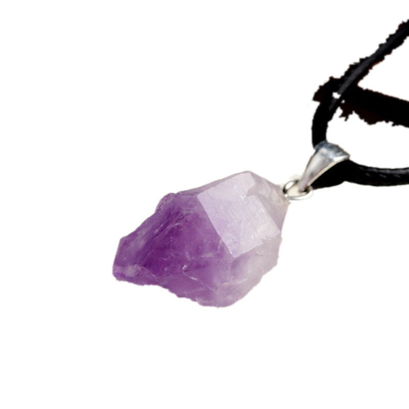Amethyst Pendant Necklace – Elegant Stone Chain for Women