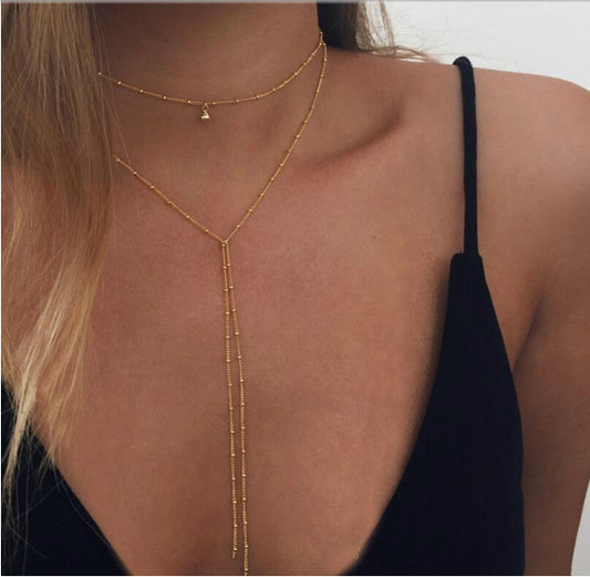 Retro Clavicle Necklace – Simple Vintage Chain for Women