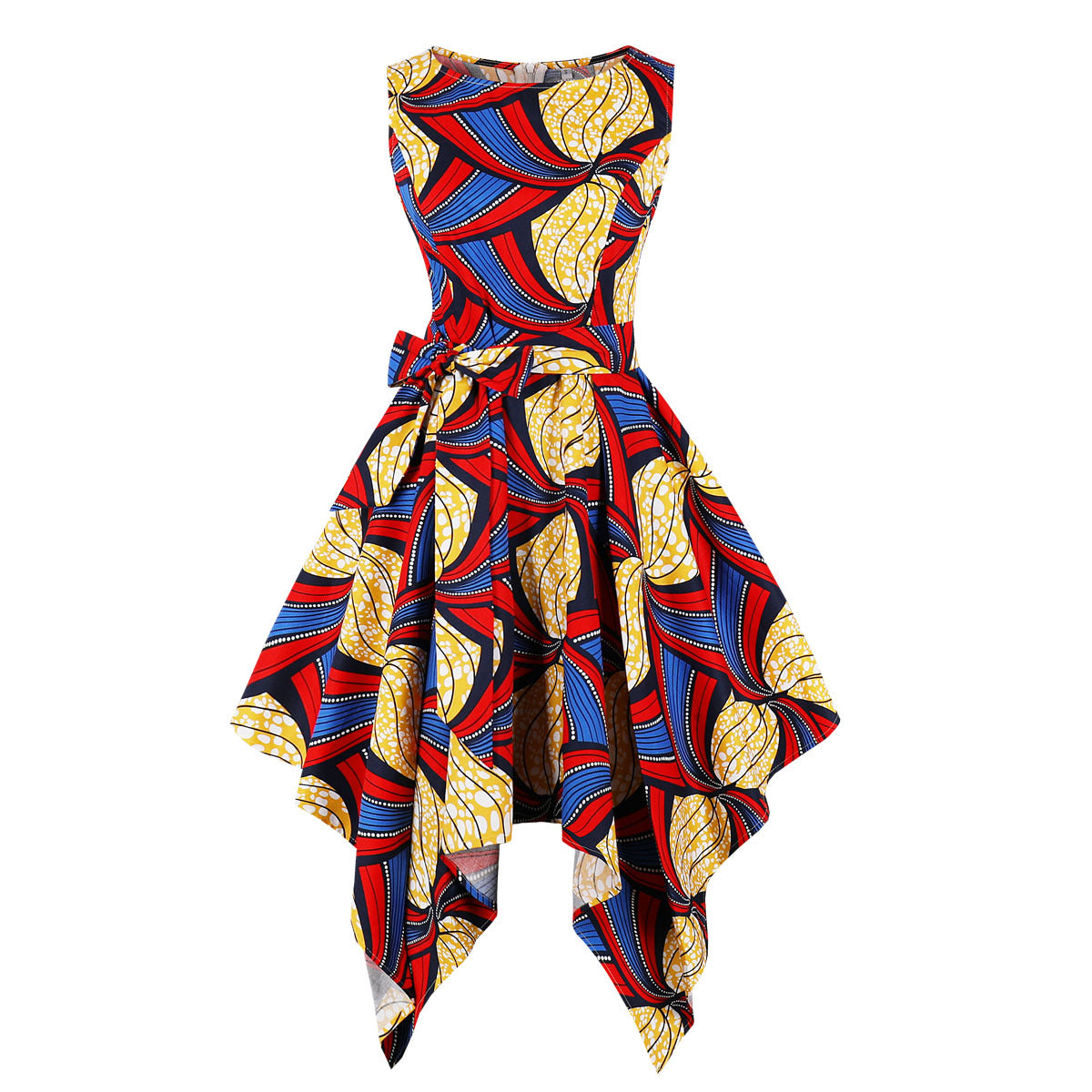 Irregular Middle East Dress - Elegant Asymmetric Modest Wear
