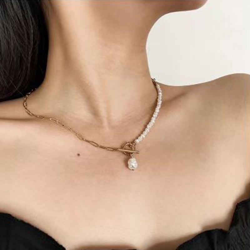 Pearl Love Multi-Layer Necklace - Elegant Layered Chain for Women