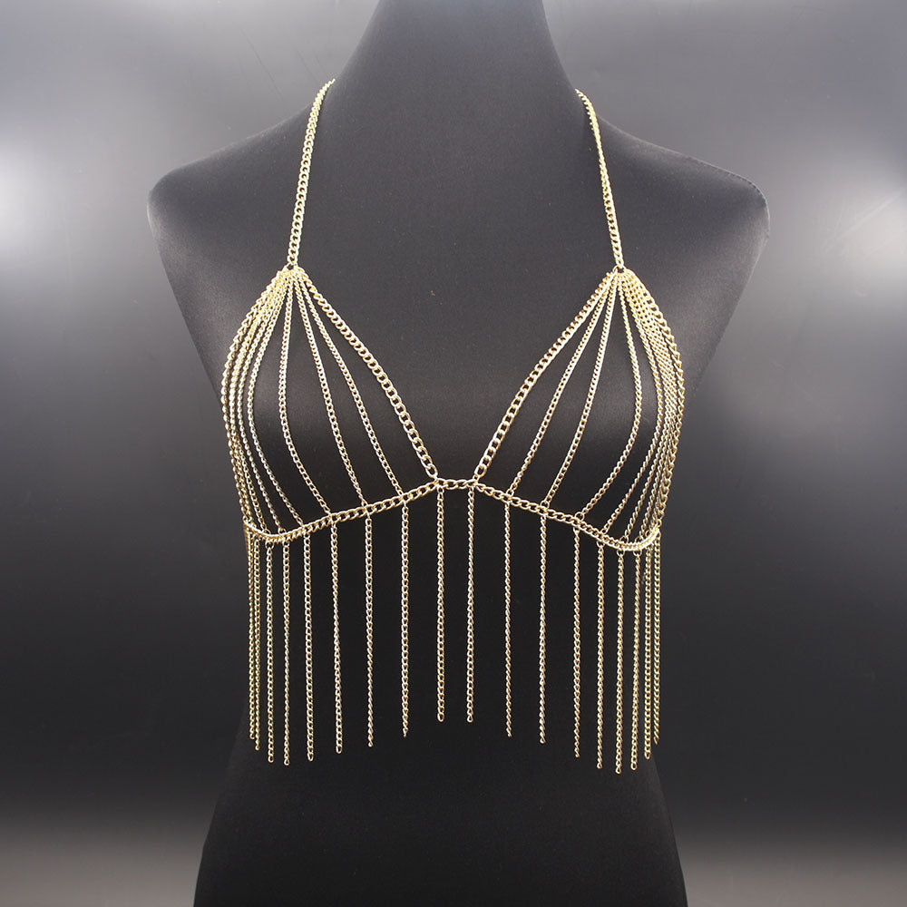 Fashion Body Chain Necklace – Minimal Bikini Styling Accessory for Women