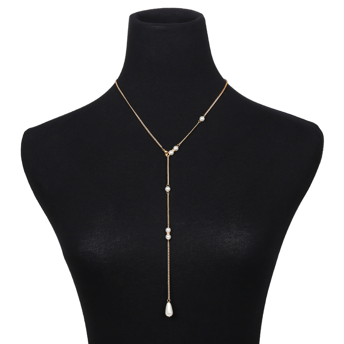 Back Chain Necklace – Elegant Long Body Necklace for Women