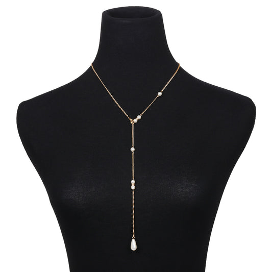 Back Chain Necklace – Elegant Long Body Necklace for Women