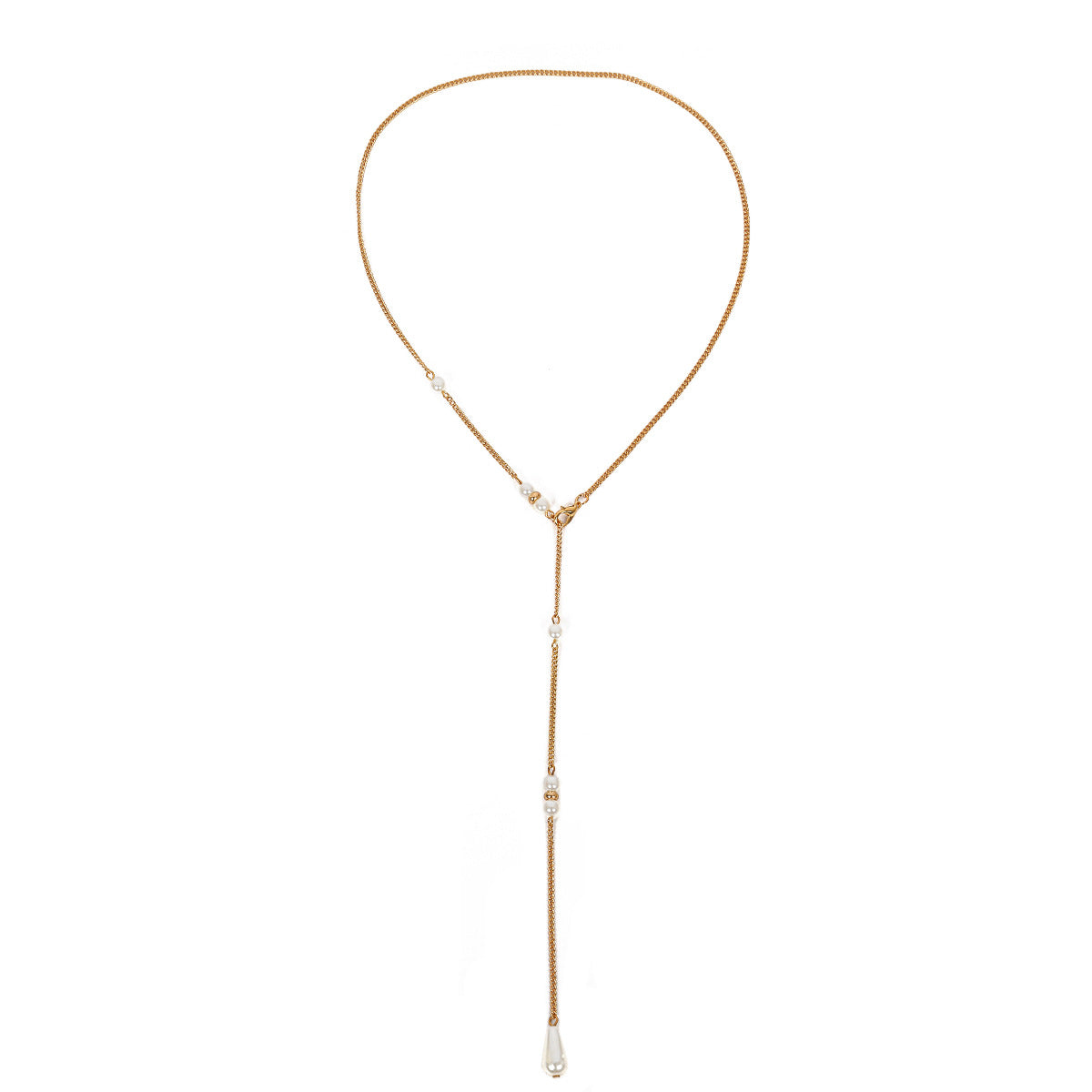 Back Chain Necklace – Elegant Long Body Necklace for Women