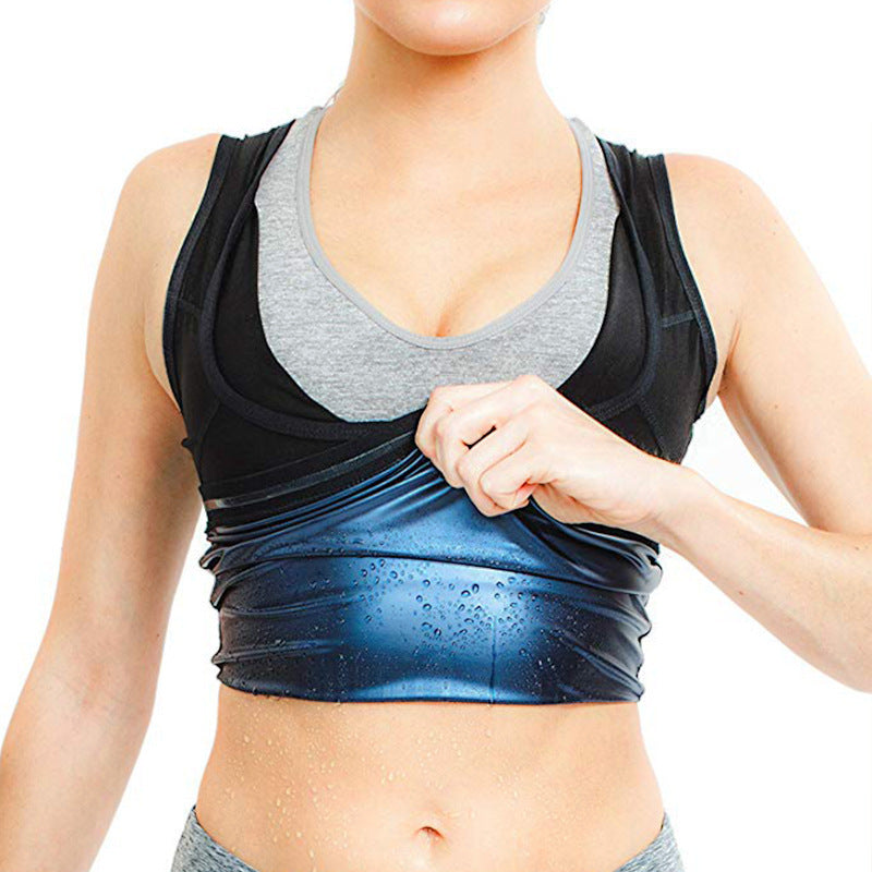 Unisex Neoprene Sauna Vest – Sweat Compression Waist Trainer for Fat Burn & Body Shaping