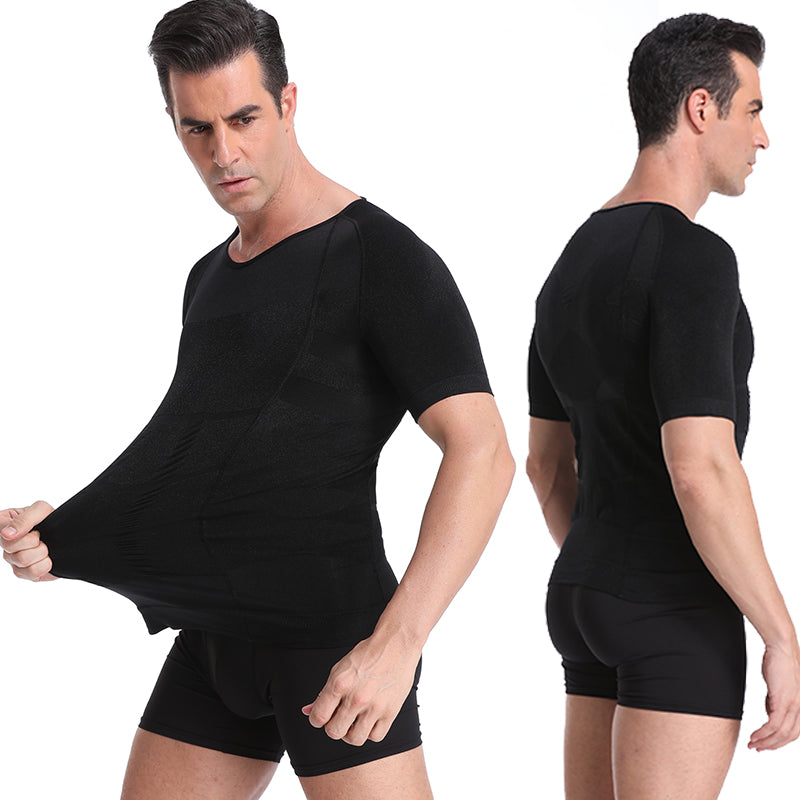 Men’s Compression Shapewear Vest – Slimming Body Shaper Tummy Control & Posture Support Tank