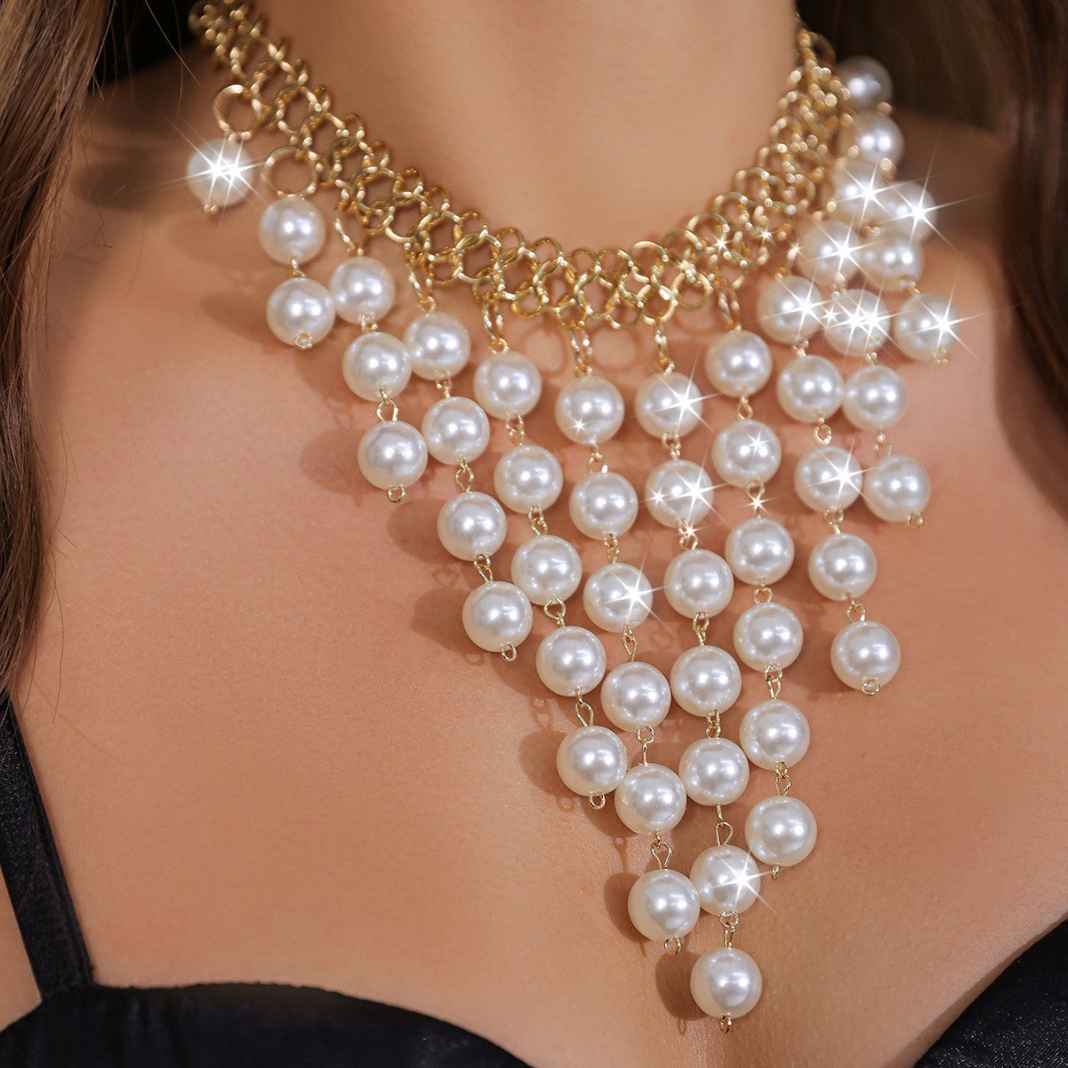 Vintage Pearl Necklace – Elegant Classic Chain for Women