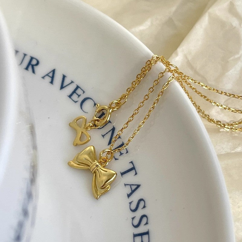 Pearl Love Clavicle Necklace – Elegant Chain for Women