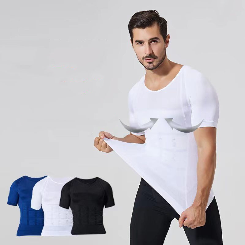 Men’s Compression Shapewear Vest – Slimming Body Shaper Tummy Control & Posture Support Tank