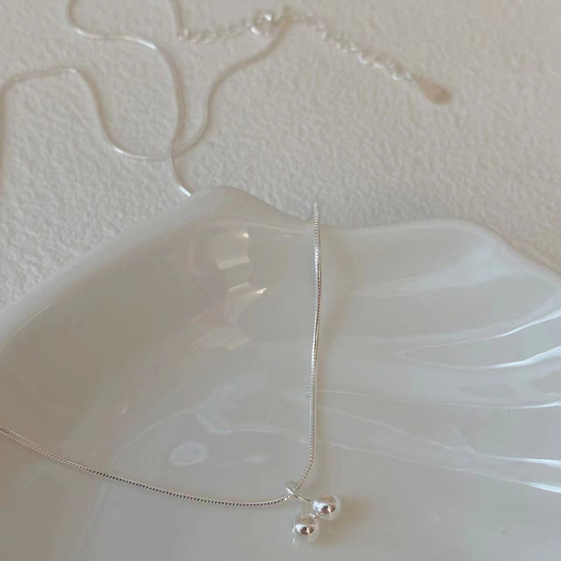 Pearl Love Clavicle Necklace – Elegant Chain for Women