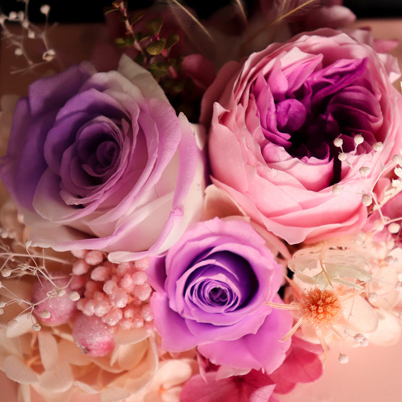 Luxury Preserved Rose Gift Box – Elegant Floral Keepsake Arrangement