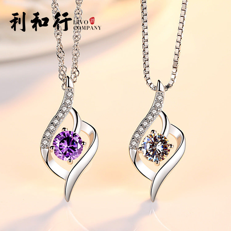 Silver Pendant Necklace – Elegant Fashion Chain for Women
