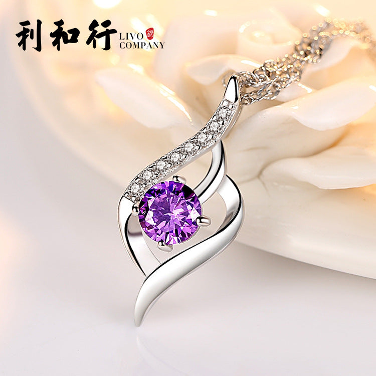 Silver Pendant Necklace – Elegant Fashion Chain for Women