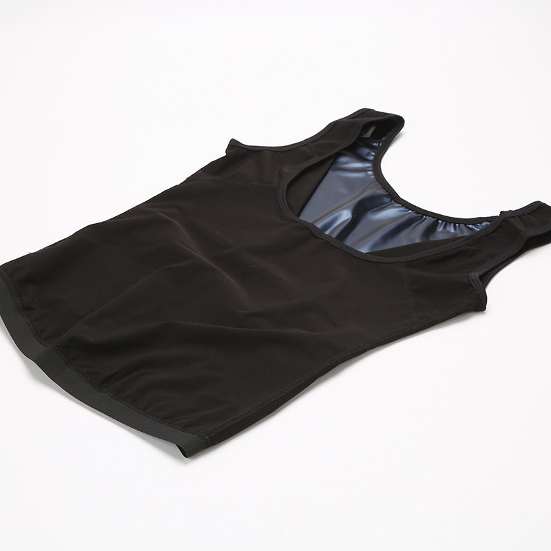 Unisex Neoprene Sauna Vest – Sweat Compression Waist Trainer for Fat Burn & Body Shaping