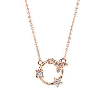 S925 Butterfly Necklace – Sterling Silver Elegant Pendant for Women