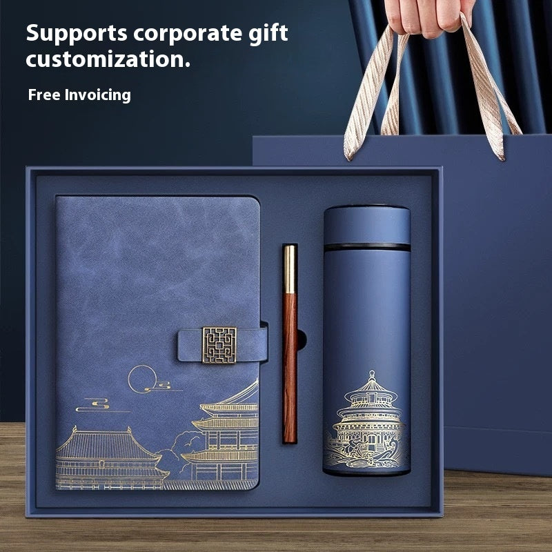 Chinese Style Luxury Notebook Gift Box – Elegant Cultural Stationery Gift Set