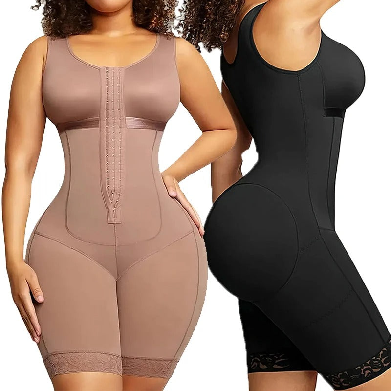 Postpartum Full Body Shapewear Faja – Tummy Control Compression Girdle for Waist Sculpting & Recovery