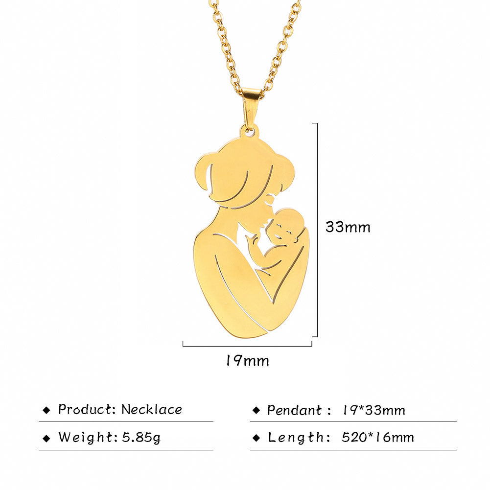 Family Pendant Necklace – Elegant Symbolic Chain for Women