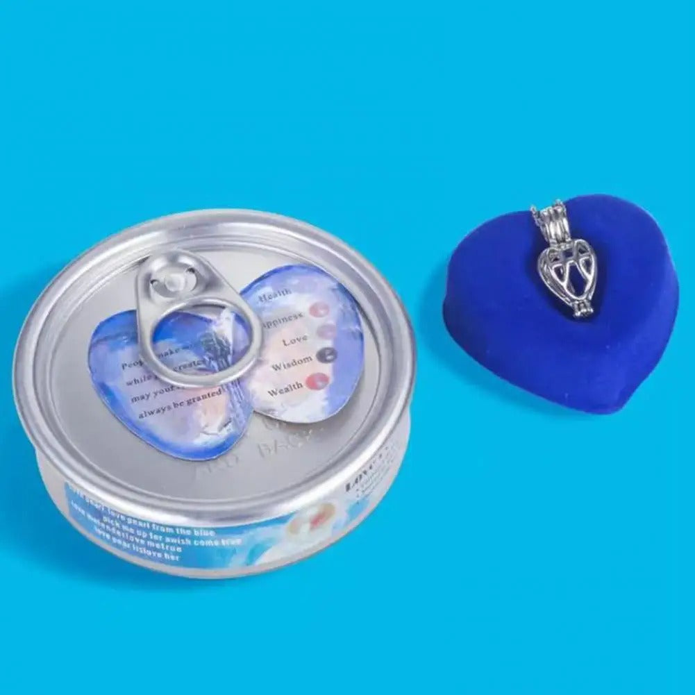 Oyster Pearl Love Necklace DIY Kit – Open Your Own Pearl Gift Set For Her - Valentine Gift