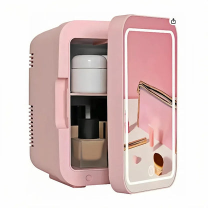 Mini Beauty Fridge 4L – Skincare & Cosmetics Mini Refrigerator (Car & Home)