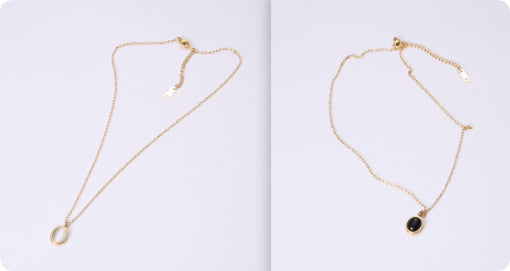 Titanium Steel Clavicle Necklace – Minimal Fine Chain for Women