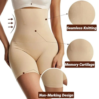 High-Waist Tummy Control Shapewear Shorts - Butt Lifting & Slimming Body Shaper