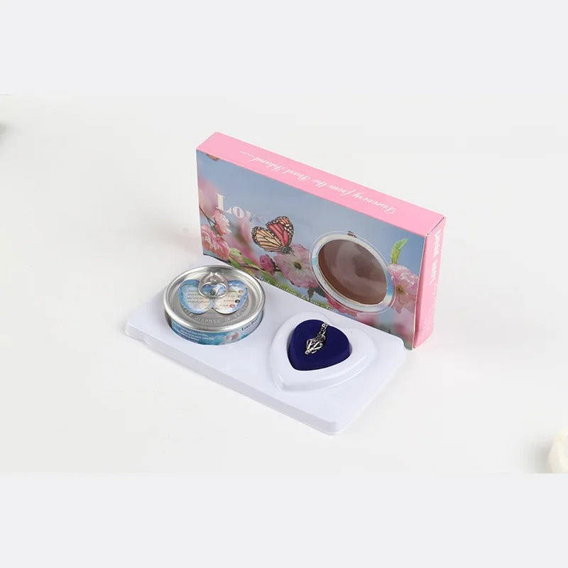 Oyster Pearl Love Necklace DIY Kit – Open Your Own Pearl Gift Set For Her - Valentine Gift