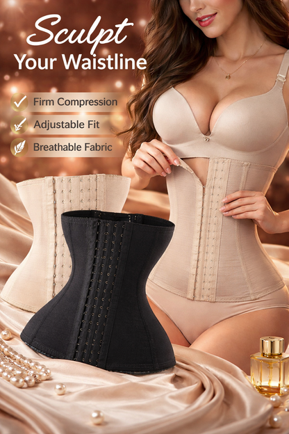 Women’s Adjustable Waist Trainer Belt – Breathable Tummy Control Shapewear for Daily Support