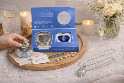 Oyster Pearl Love Necklace DIY Kit – Open Your Own Pearl Gift Set For Her - Valentine Gift