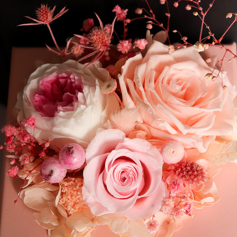 Luxury Preserved Rose Gift Box – Elegant Floral Keepsake Arrangement