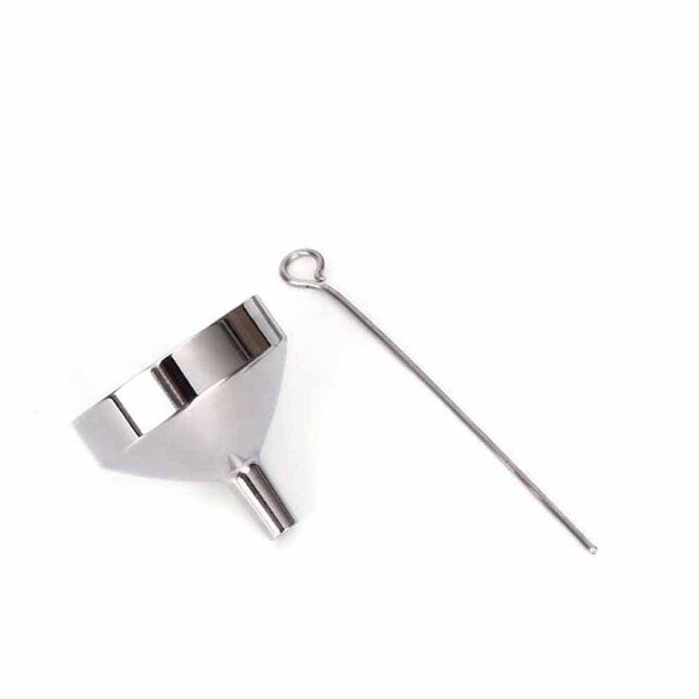 Stainless Steel Perfume Bottle Pendant Necklace – Memorial Urn Anchor Design