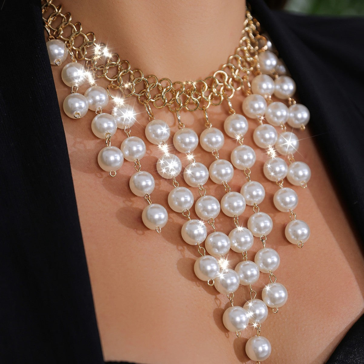 Vintage Pearl Necklace – Elegant Classic Chain for Women