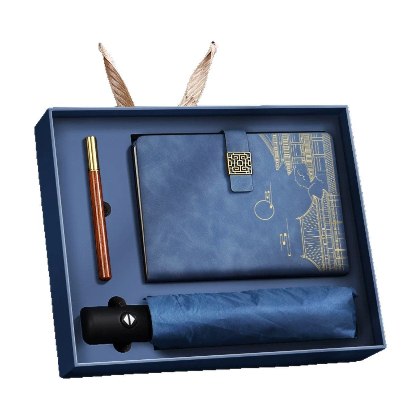 Chinese Style Luxury Notebook Gift Box – Elegant Cultural Stationery Gift Set