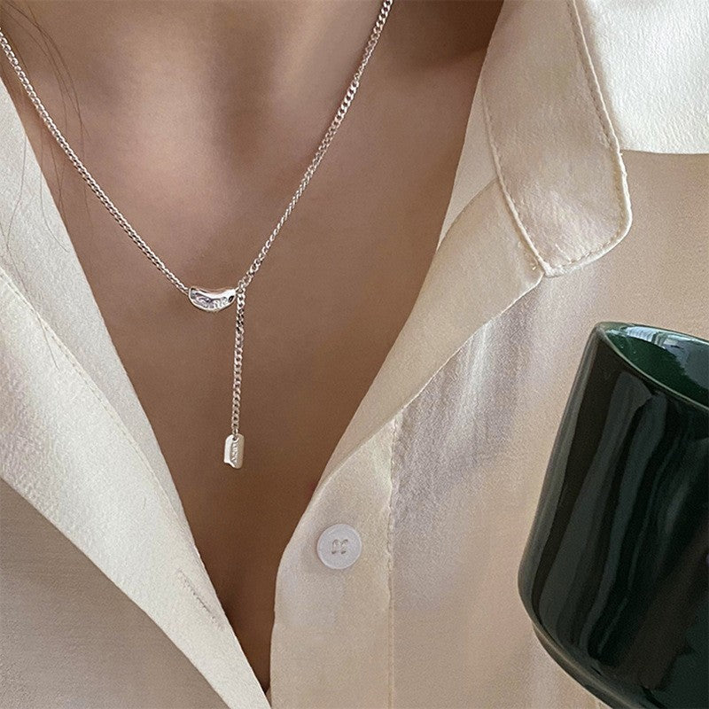 Pearl Love Clavicle Necklace – Elegant Chain for Women