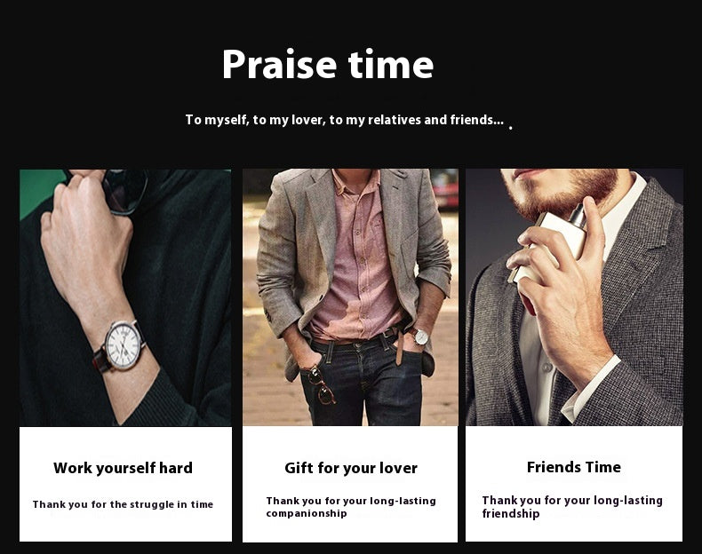 Men’s Luxury Gift Set – Watch, Tie, Cufflinks & Pen Business Gift Box