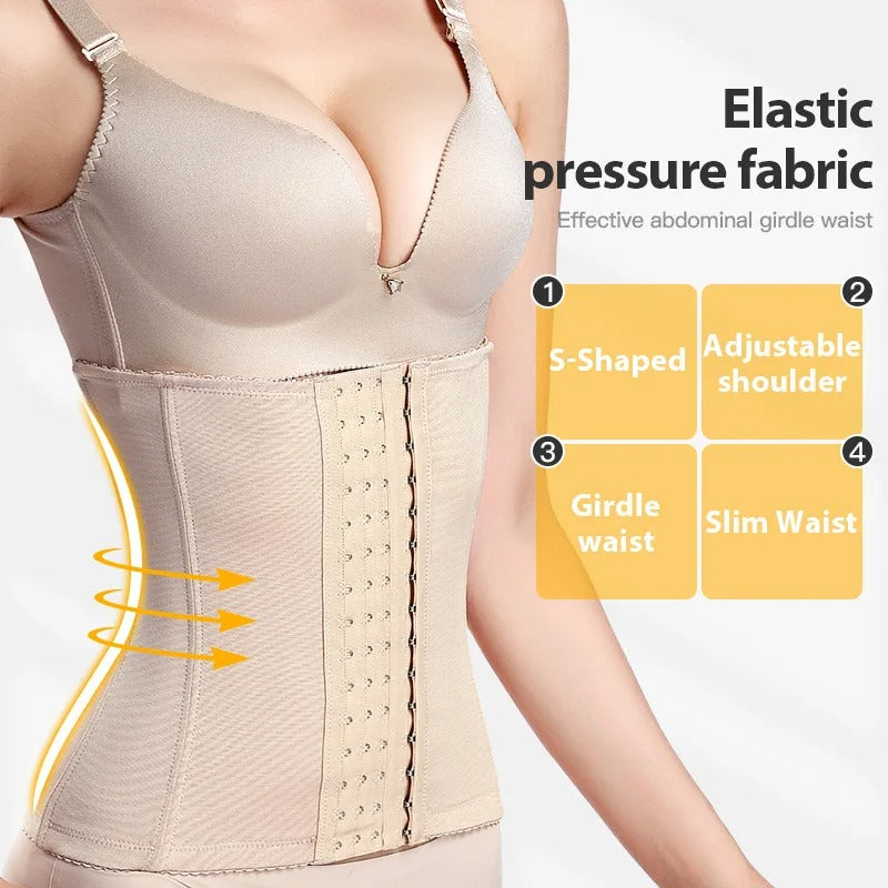 Women’s Adjustable Waist Trainer Belt – Breathable Tummy Control Shapewear for Daily Support