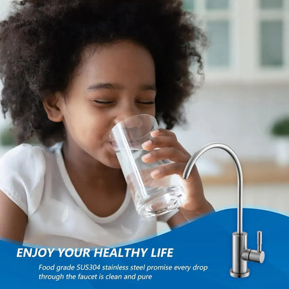 Stainless Steel RO Water Filter Faucet – Drinking Water Kitchen Sink Tap