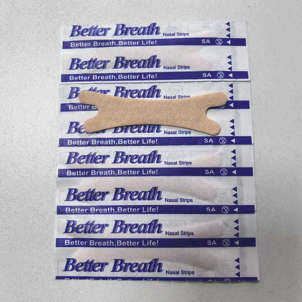 Black Anti-Snoring Nasal Strips – Breath Support Sleep Aid