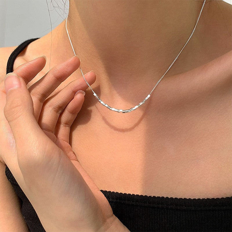 Pearl Love Clavicle Necklace – Elegant Chain for Women