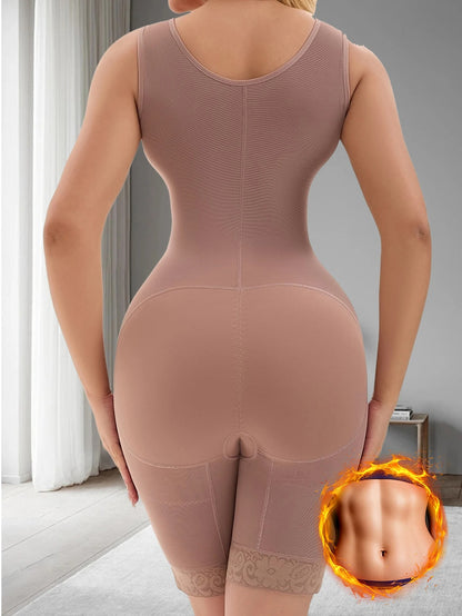 Postpartum Full Body Shapewear Faja – Tummy Control Compression Girdle for Waist Sculpting & Recovery