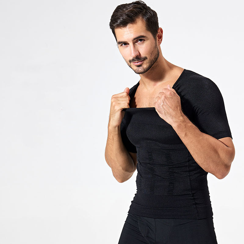 Men’s Compression Shapewear Vest – Slimming Body Shaper Tummy Control & Posture Support Tank