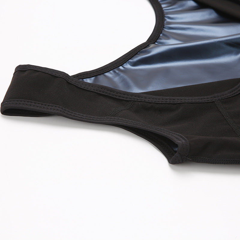 Unisex Neoprene Sauna Vest – Sweat Compression Waist Trainer for Fat Burn & Body Shaping