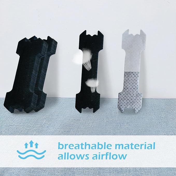 Black Anti-Snoring Nasal Strips – Breath Support Sleep Aid