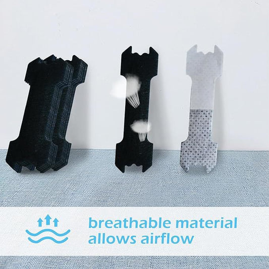Black Anti-Snoring Nasal Strips – Breath Support Sleep Aid