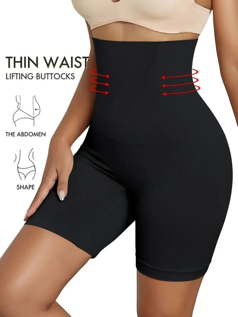 High-Waist Tummy Control Shapewear Shorts - Butt Lifting & Slimming Body Shaper